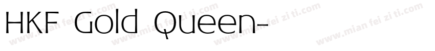 HKF Gold Queen字体转换